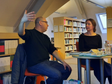 Író-olvasó találkozó Sütő Csaba Andrással (2024. 02. 27.)