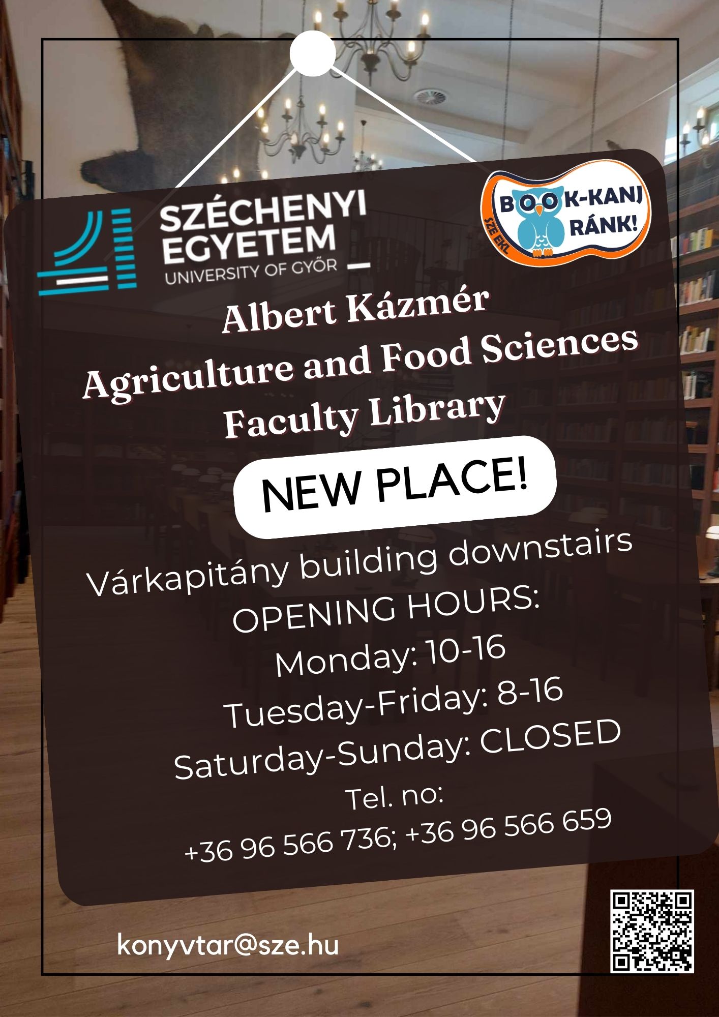 Agriculture and Food Sciences Faculty Library open again