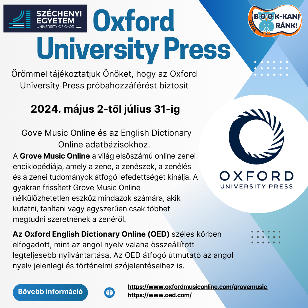Oxford University Press próbahozzáférés