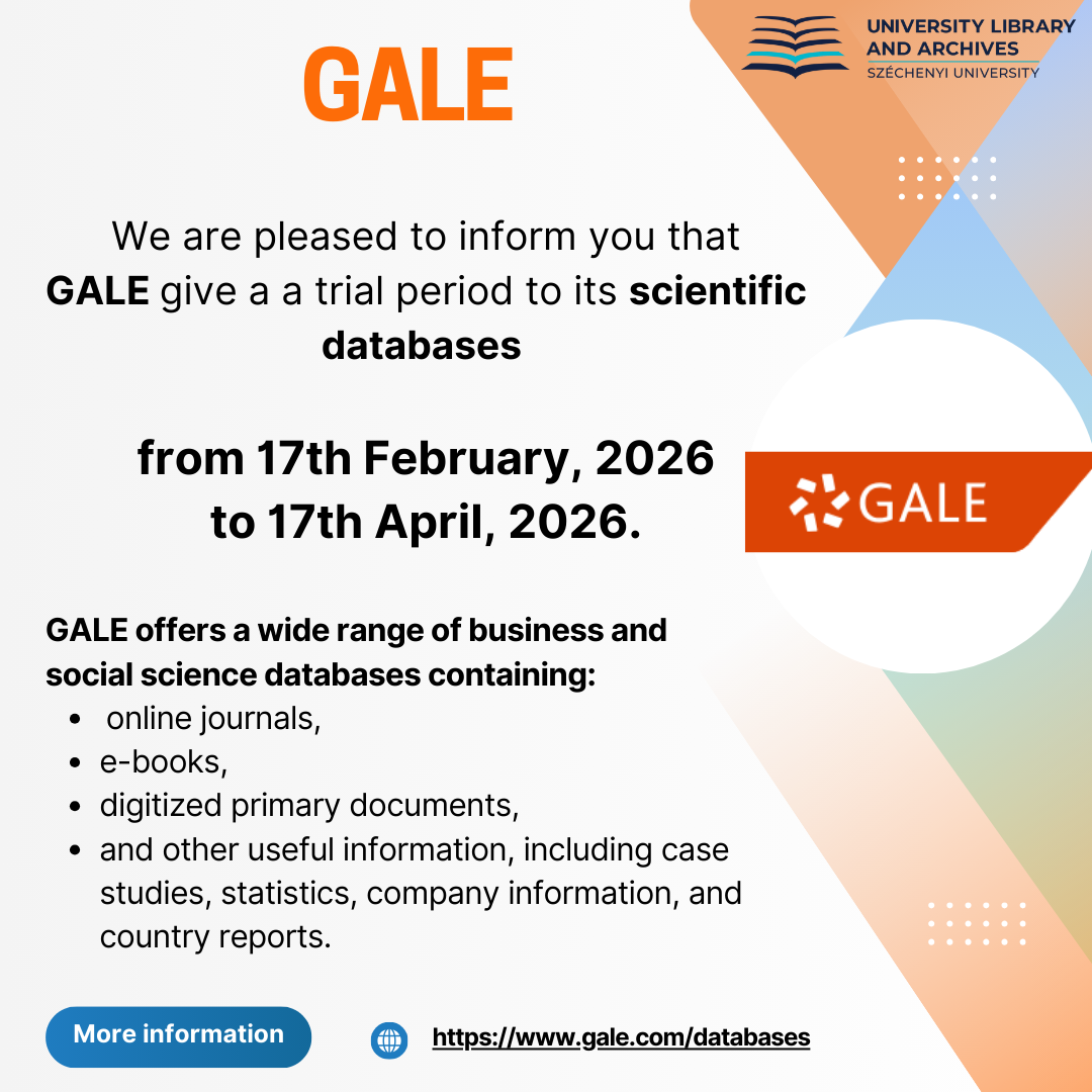 Trial period to GALE database