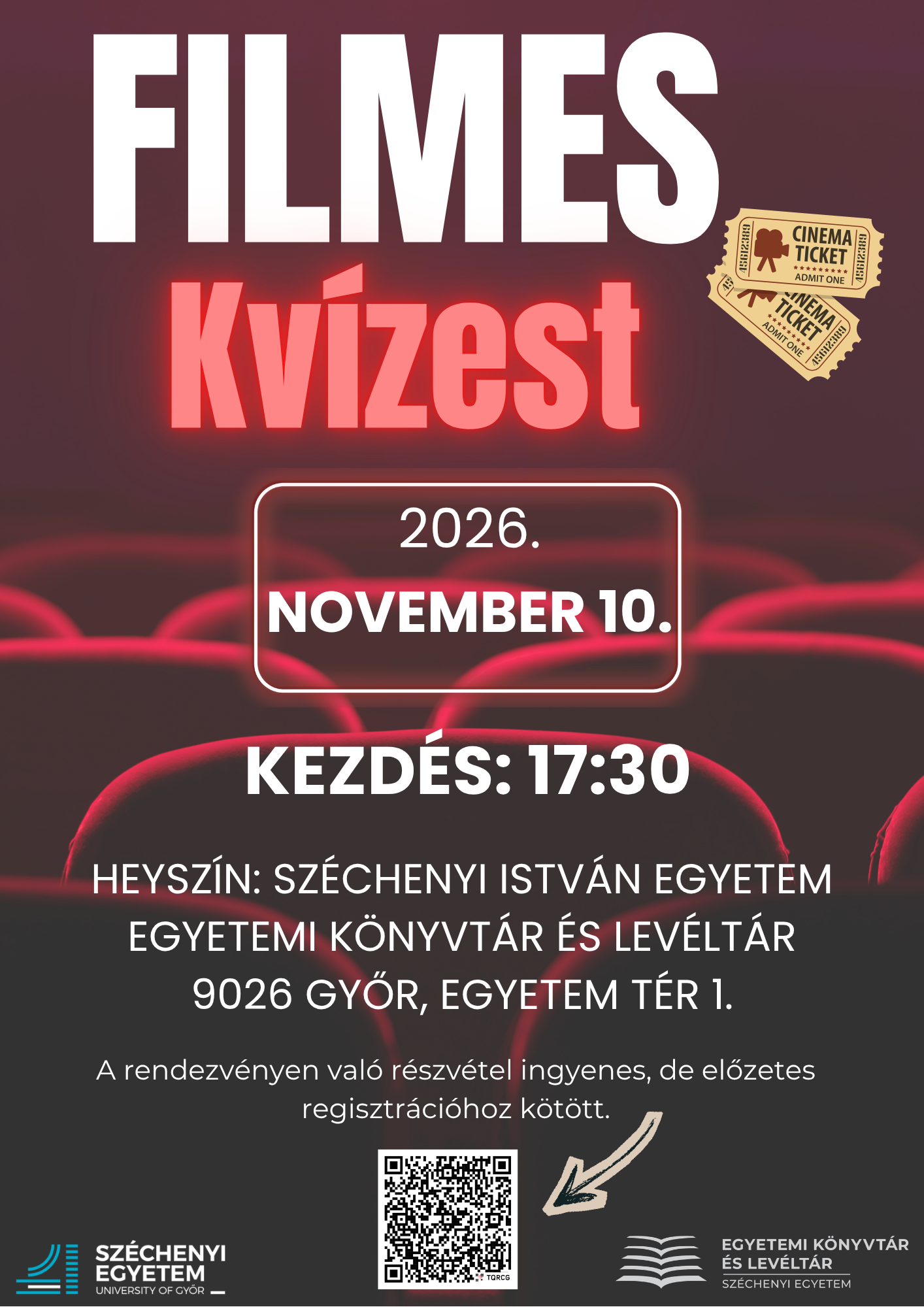 Filmes kvízest a könyvtárban! Filmes kvízest a könyvtárban!