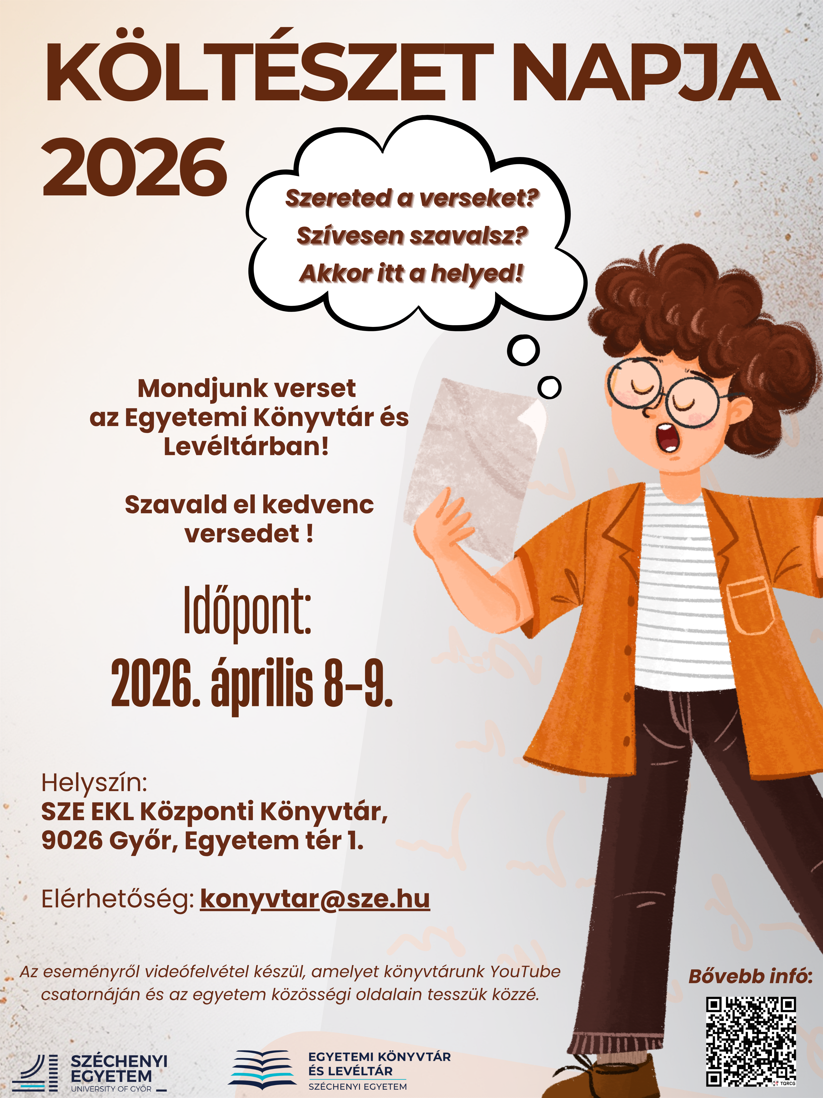 KÖLTÉSZET NAPJA 2026